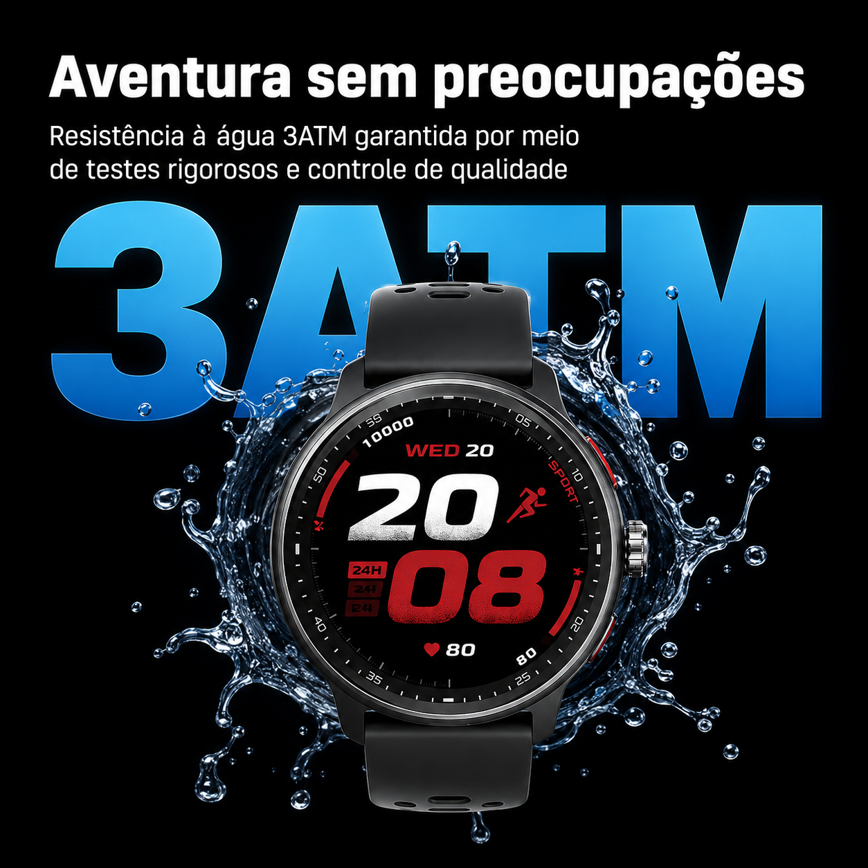 Smartwatch GPS 1.43" AMOLED SmartPace X